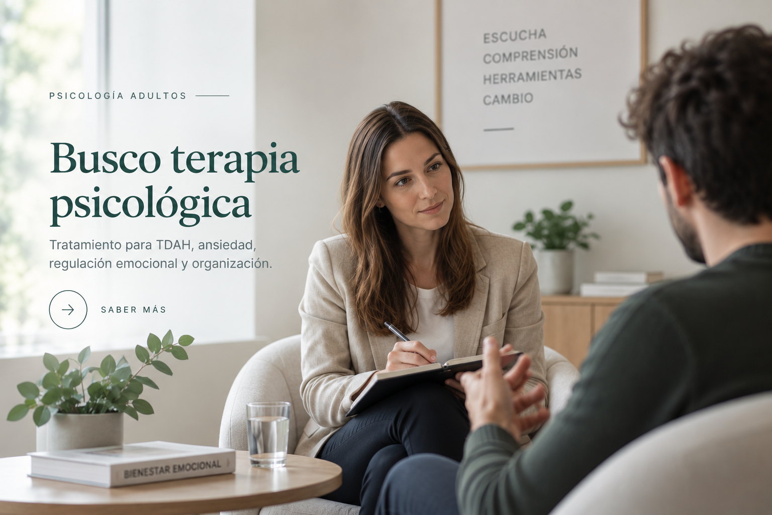 Busco terapia psicológica